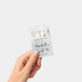 ゴージャスゴールドVIP シルバー バッジ (手持ち)