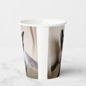 ゴージャスシャメネコ顔 紙コップ (左)