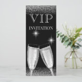 ゴージャスシルバーVIPバースデーパーティー 招待状 (スタンド正面)