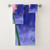 ゴージャススリーカラーゲルベラ-ミグンドアートスケッチ バスタオルセット (インサイチュ)