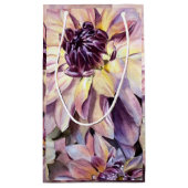 ゴージャスダリアの花 スモールペーパーバッグ (裏面)