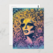 ゴージャスドラッグクイーン ポストカード (正面/裏面)