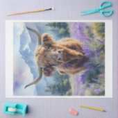 ゴージャスハイランドカウズティッシュペーパー 薄葉紙 (クラフト)