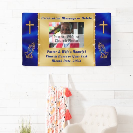 ゴージャスパスターまたは教会記念お祝い 横断幕 (インサイチュ)