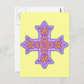 ゴージャスパステルコプティッククロス ポストカード (正面/裏面)