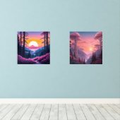 ゴージャスパステルサンセット (ウッドフロア)