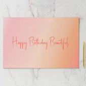 ゴージャスパステル紙ランチョンマット ペーパーパッド (インサイチュ)