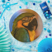 ゴージャスパロット紙プレート ペーパープレート (パーティー)