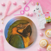 ゴージャスパロット紙プレート ペーパープレート (パーティー)