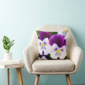 ゴージャスパンジー装飾用クッション クッション (椅子)