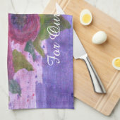 ゴージャスパーソナライズされたなティータオル キッチンタオル (四つ折り)