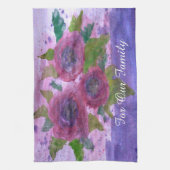 ゴージャスパーソナライズされたなティータオル キッチンタオル (縦)