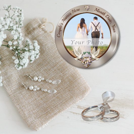 ゴージャスパーソナライズされた、マグネット結婚式の引き出物格安 マグネット