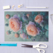 ゴージャスピーチバラ 薄葉紙 (クラフト)