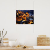 ゴージャスフィレンツェItalyサンセットシーン ポスター (キッチン)