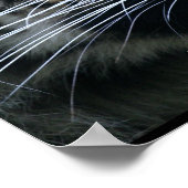 ゴージャスベンガルタイガー顔 ポスター (角)