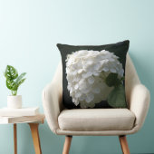 ゴージャスホワイトアジサイフローラ装飾用クッション クッション (椅子)