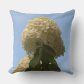 ゴージャスホワイトライムアジサイフローラ装飾用クッション クッション (正面)