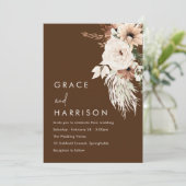 ゴージャスボヘミアンフローラ秋&サマー結婚ズ 招待状 (スタンド正面)