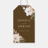 ゴージャスボホフローラ結婚ズ ギフトタグ (正面)