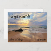 ゴージャスマウイビーチ得ウィマウイド ポストカード (正面/裏面)