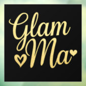 ゴージャスママ ハート ゴールド 母の日 ウィンドウサイン (シート3)