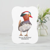 ゴージャスマンダリンダックハッピーバースデー 招待状 (スタンド正面)