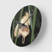 ゴージャスモスウォール時計 ラウンド壁時計 (傾斜)