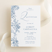 ゴージャスモダンキンセアニェラエレガント誕生日 招待状