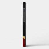 ゴージャスモノグラムのなアフリカのクイーンiPhone 12ケース Case-Mate iPhoneケース (裏面 / 左)