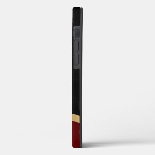 ゴージャスモノグラムのなアフリカのクイーンiPhone 12ケース Case-Mate iPhoneケース (裏面 / 左)