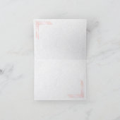 ゴージャスライトピンクバラ結婚ズ サンキューカード (内部)