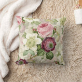 ゴージャスラーズバラフローラ クッション (ブランケット)
