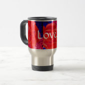 ゴージャスレッドローズII トラベルマグ (正面左)