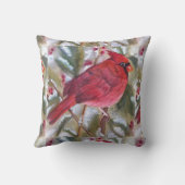 ゴージャスレッド(鳥)ショウジョウコウカンチョウ クッション (裏面)