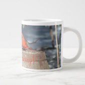 ゴージャスレッド（鳥）ショウジョウコウカンチョウ ジャンボコーヒーマグカップ (右)