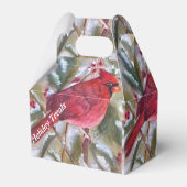 ゴージャスレッド(鳥)ショウジョウコウカンチョウ フェイバーボックス (正面サイド)