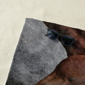 ゴージャスワイルドウーズカスタムビーチタオル ビーチタオル (インサイチュ)