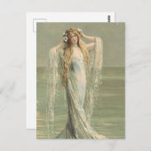 ゴージャスヴィンテージ海の女神 ポストカード (正面/裏面)