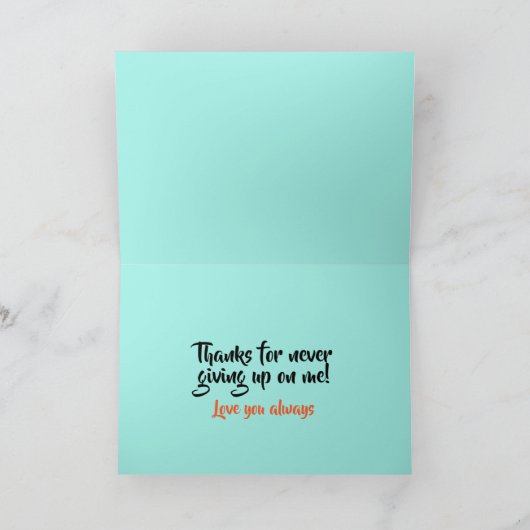 ゴージャス南西部バタフライマザーズデイカード シーズンカード (内部)