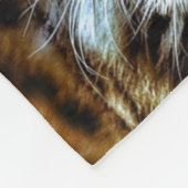 ゴージャス大きな猫ヒョウ フリースブランケット (角)