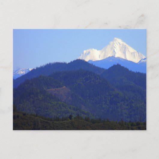 ゴージャス山シャスタ….. ポストカード (正面)