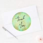 ゴージャス感謝していなステッカー ラウンドシール (封筒)
