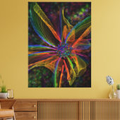 ゴージャス抽象芸術フラワーキャンバスプリント キャンバスプリント (インサイチュ (リビング))