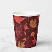 ゴージャス秋紅葉パーティーデコール 紙コップ (右)