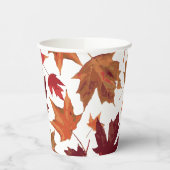 ゴージャス秋紅葉パーティーデコール 紙コップ (左)