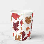 ゴージャス秋紅葉パーティーデコール 紙コップ (右)