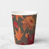 ゴージャス秋紅葉パーティーデコール 紙コップ (左)