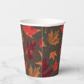 ゴージャス秋紅葉パーティーデコール 紙コップ (右)