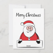 ゴージャス素晴らしなサンタ・ホリデー・カード シーズンカード (裏面)